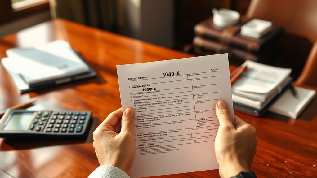 amended tax return submission guidance