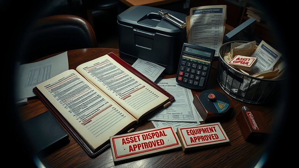 asset disposal write off procedures