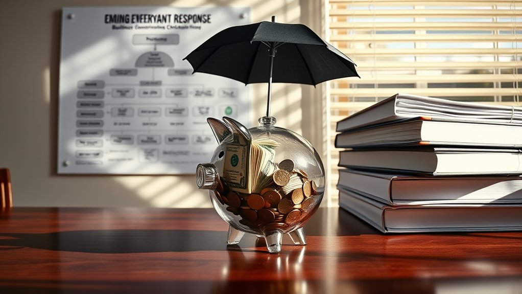 cash reserves for emergency response