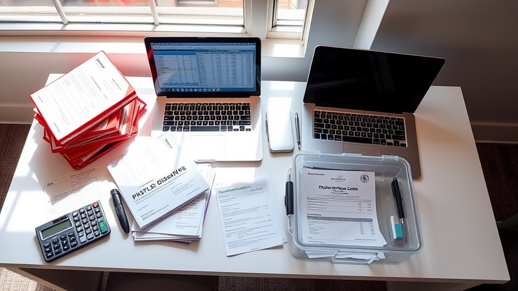 disaster related accounting records separation
