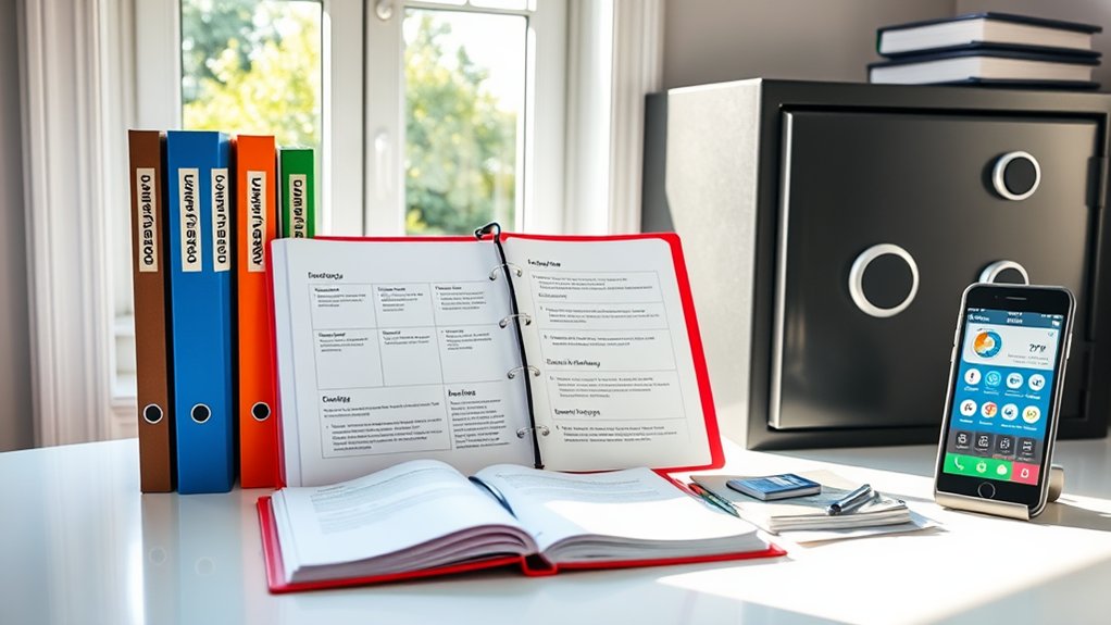 financial documents for emergencies