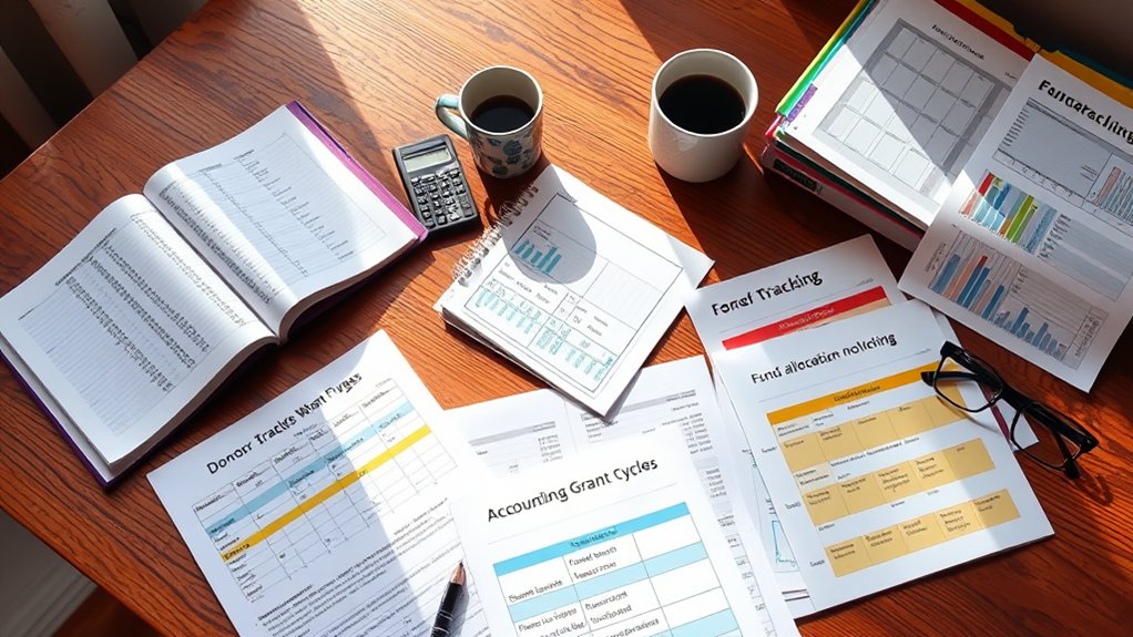 grant accounting donor reporting terminology