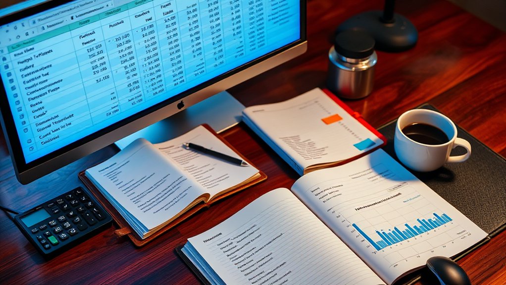 key performance metrics from bookkeeping