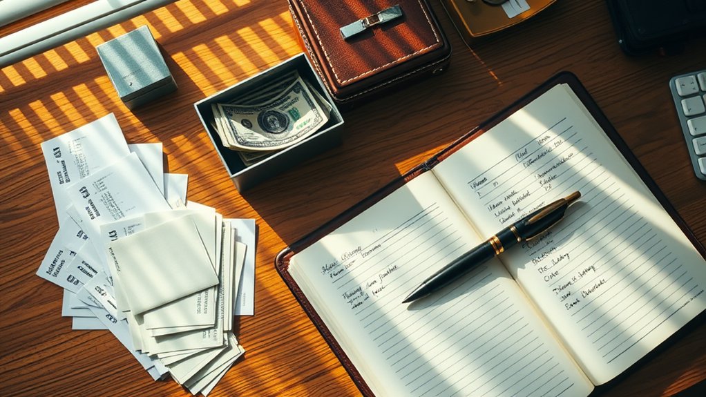 proper documentation and receipts maintenance