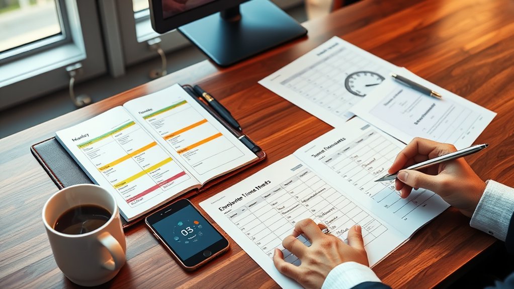 regular time sheet review