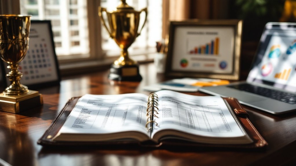 track business milestones through bookkeeping