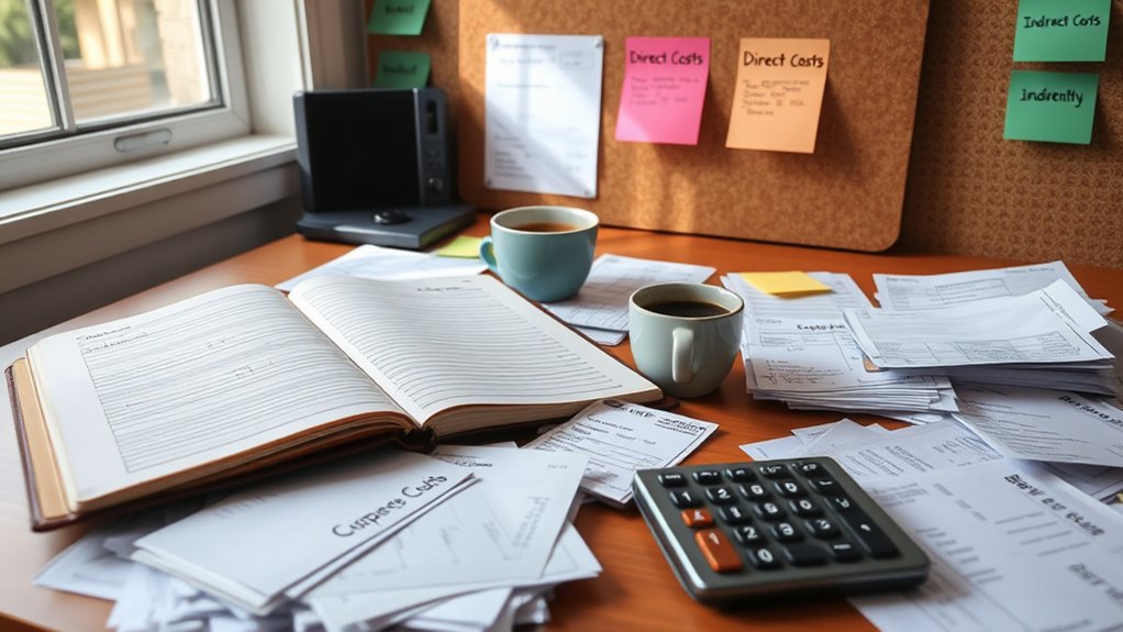 tracking program direct indirect expenses
